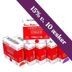 Swann Morton, Steriilit Skalpelliterät - Valitse variantti - 15% discount by 10 boxes