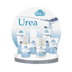 LCN-näyttö "UREAlle", sis. kuusi tuotetta sekä testinäytteitä