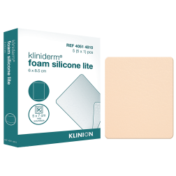 Kliniderm Foam Lite vaahtomuovisidos, 8 cm x 6,5 cm, 5 kpl