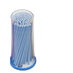 Micro Brushes, blue, 100 pcs- Regular