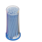 Micro Brushes, blue, 100 pcs- Regular