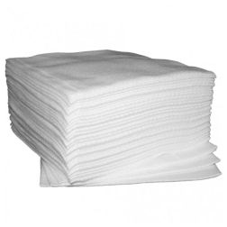 Disposable towels, BIODEGRADABLE, White, 40x40, 50 pcs.