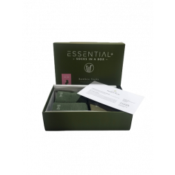 Essential+ bambu sukat, 4 socks in a box, Green Collection